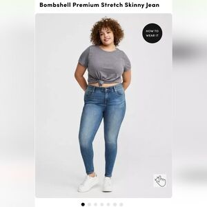 Torrid Women's Dark Blue Skinny Jeans